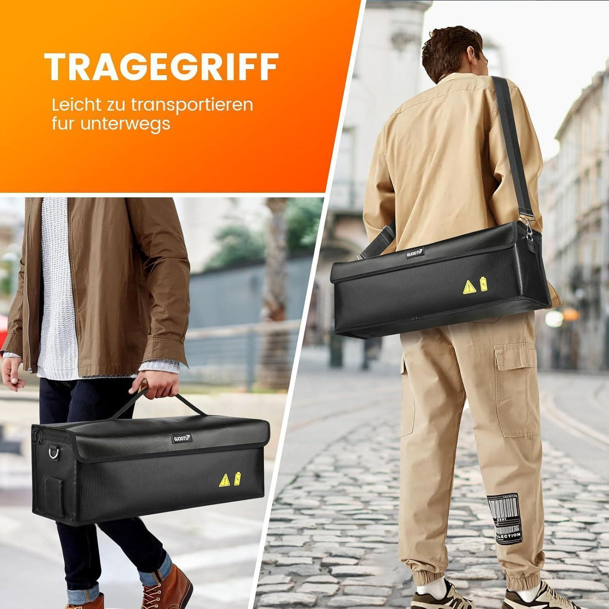 Feuerfeste Ebike Akku Tasche – Wasserdicht & Explosionssicher