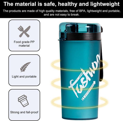 Protein Shaker 400ML mit integriertem Mixball, BPA-frei und auslaufsicher