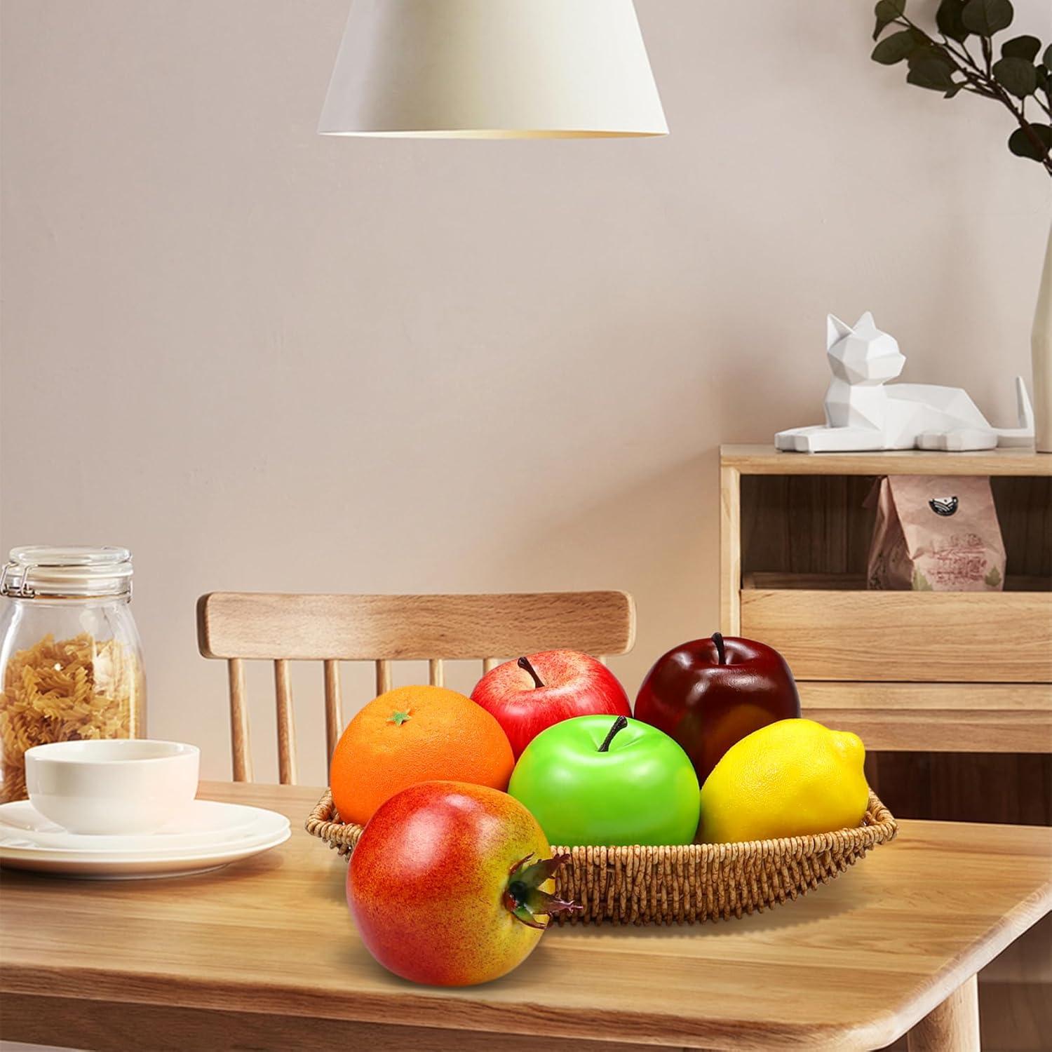 Künstliches Obst Deko Set für Küche und Party 6 Stück