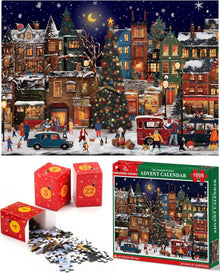 Adventskalender 2024 Jigsaw Puzzles 1008 Teile Weihnachten