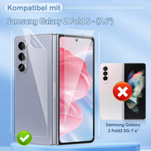 Schutzfolie für Samsung Galaxy Z Fold 5 - Panzerglas 2er Set