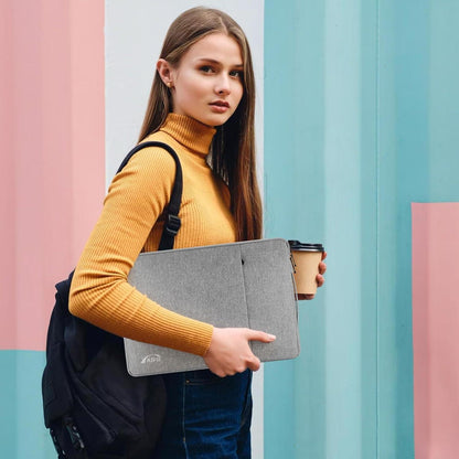AIPIE Laptoptasche 13-13,6 Zoll für MacBook Air Pro M1 M2 - Hellgrau