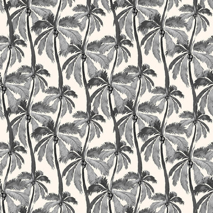 Selbstklebende Tapete Kokoswald Beige Schwarz 44cmx1000cm