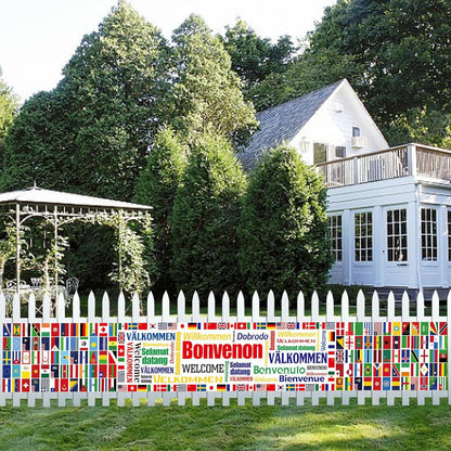 AFYHH 2024 Frankreich Paris Flaggen Banner 270 * 40 cm