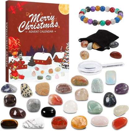 Adventskalender Kristalle 24 Tage Weihnachtskalender für Kinder