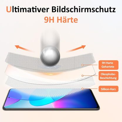 Schutzfolie Panzerglas Samsung Galaxy S21 Ultra 2+2 Stück Kameraschutz