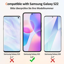 2x Panzerglas Samsung Galaxy S22 - Displayschutzfolie 9H