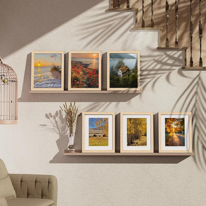 Spotjoy Bilderrahmen 10x15cm 12er Set Holzrahmen Fotorahmen