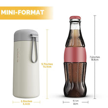Mini-Thermosflasche 250ml mit Silikongriff, auslaufsicher, Edelstahl