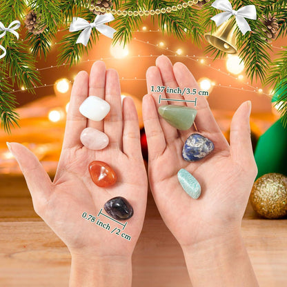 Adventskalender 2024 Frauen Kristalle Chakra Halskette Yoga