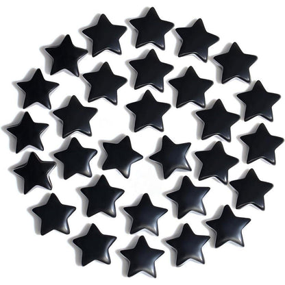 20 Stück Sternkristall Set Obsidian Edelsteine Glückssteine Meditation