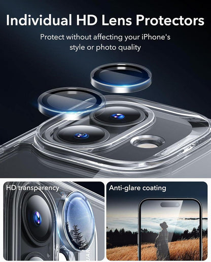 ESR iPhone 16 Plus Hülle MagSafe 360° Stoßfest Militärnorm Magnetisch Klar
