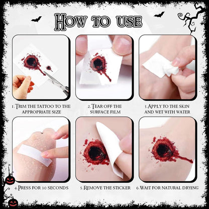 BIQIQI Metzger Kostüm Halloween 5 Stück Accessoires Damen/Herren