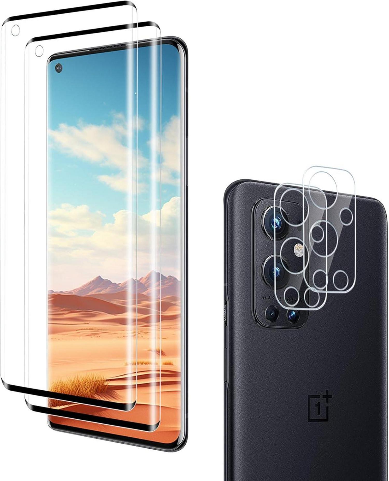 OnePlus 9 Pro Schutzfolie 9H Härte Displayschutzfolie HD Kameraschutz