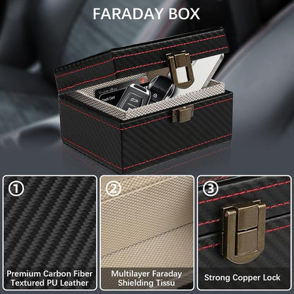 Keyless Go Autoschlüssel Box – Faraday Signal Blocker Safe