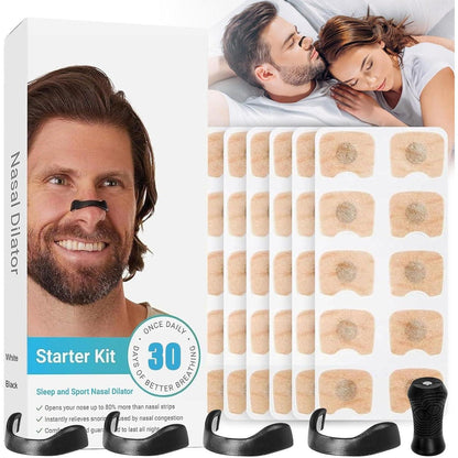 Magnetische Nasenpflaster 60 Stück für besseres Atmen