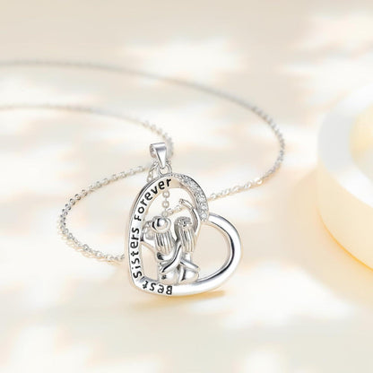 Herz Kette 925 Sterling Silber für Damen | Geschenkidee