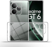 Transparente QULLOO Silikonhülle für Realme GT 6/GT 6T - Ultra Dünn