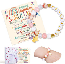 Einschulung Geschenk Mädchen Ärmbänder Schutzengel 2024 Glücksbringer
