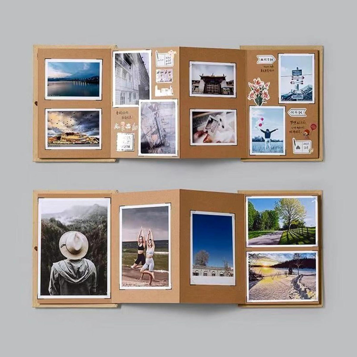 Fotoalbum zum Selbstgestalten 28x21cm Scrapbook DIY Hochzeit 34 Seiten