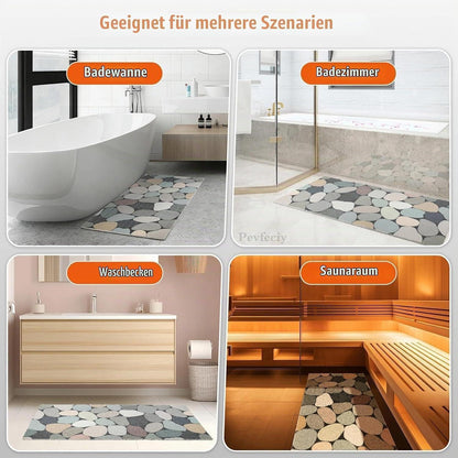 Rutschfeste Duschmatte 90x120 cm – Weich, Komfortabel & Zuschneidbar