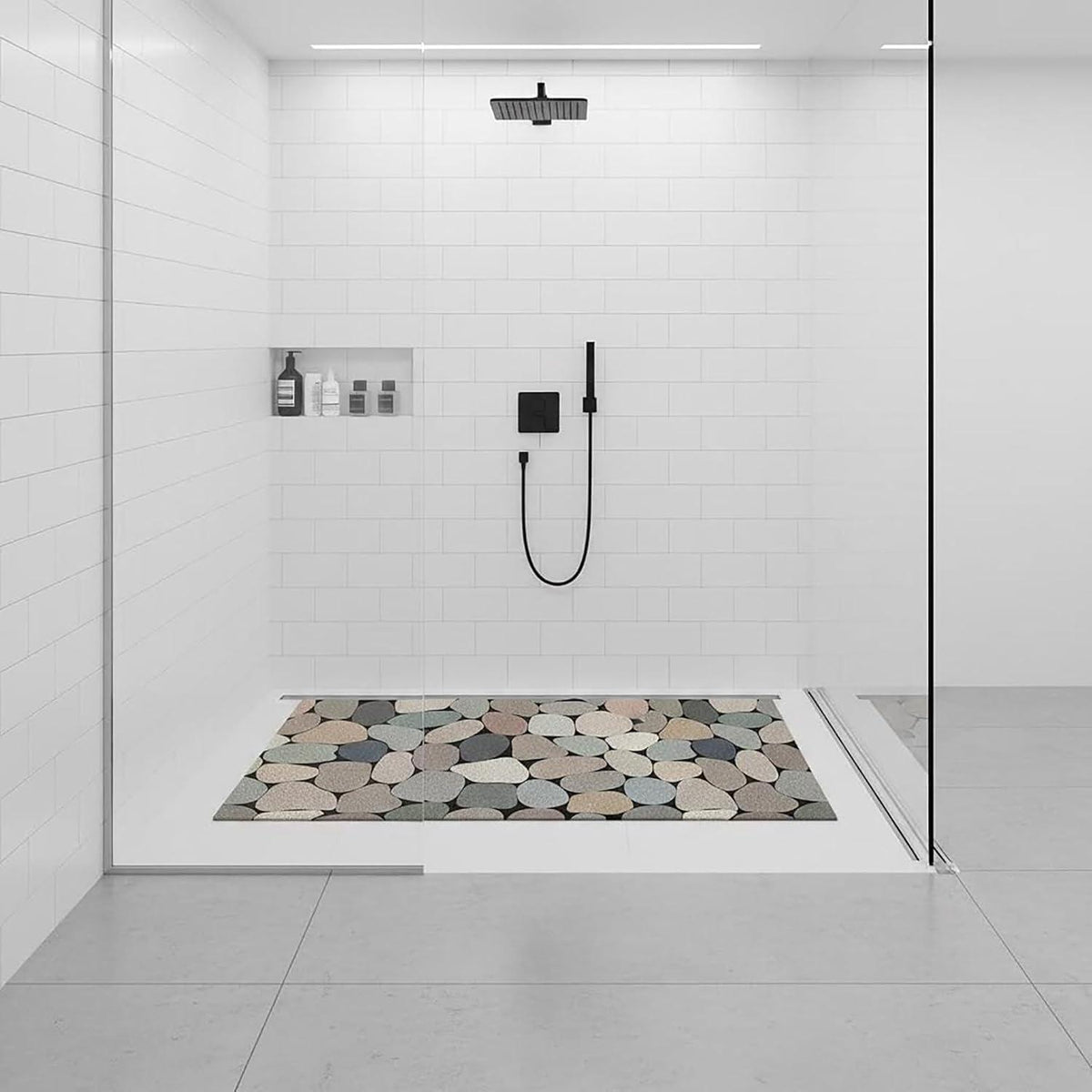 Rutschfeste Duschmatte 100x100 cm – Weich & Komfortabel