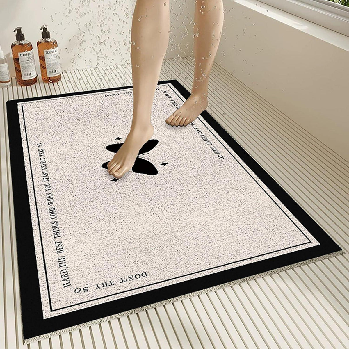 Rutschfeste Duschmatte 90x120 cm – Weich, Komfortabel & Zuschneidbar