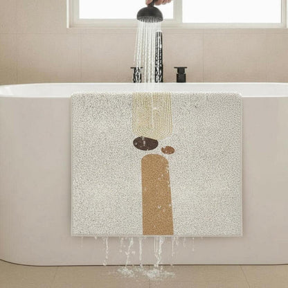 Rutschfeste Duschmatte 100x100 cm – Weich, Komfortabel & Schnell Trocknend