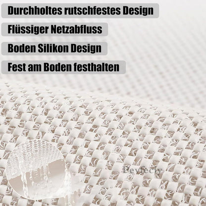 Rutschfeste Duschmatte 100x100 cm – Weich, Komfortabel & Schnell Trocknend