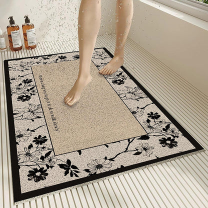 Rutschfeste Duschmatte 60x100 cm – Weich, Komfortabel & Zuschneidbar