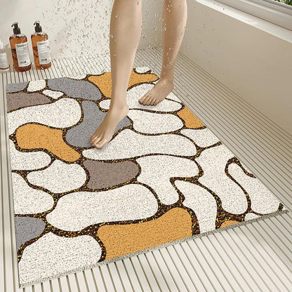 Rutschmatte Dusche 60x120 cm – Antirutsch, Weich & Ablaufloch