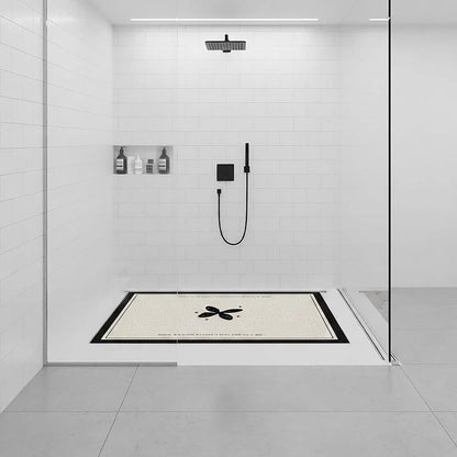 Rutschfeste Duschmatte 100x120 cm – Weich, Komfortabel & Zuschneidbar
