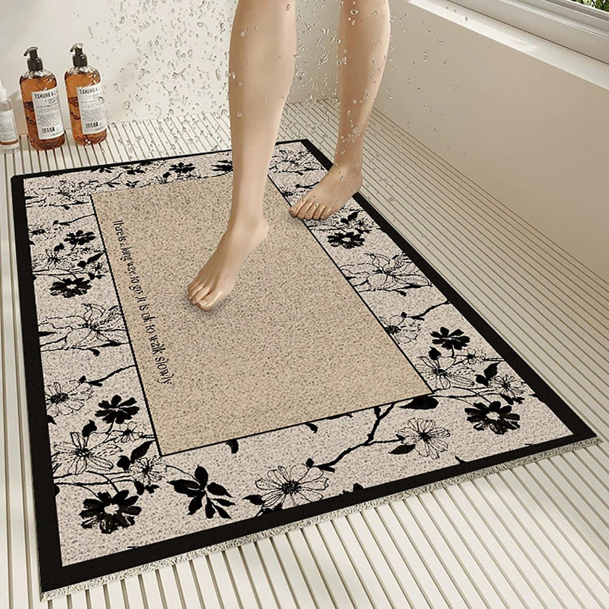 Rutschfeste Duschmatte 100x120 cm – Modern & Weich