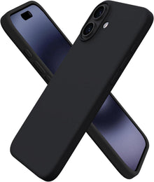 iPhone 16 Plus Hülle Silikon, dünne Handyhülle flüssiges Silikon