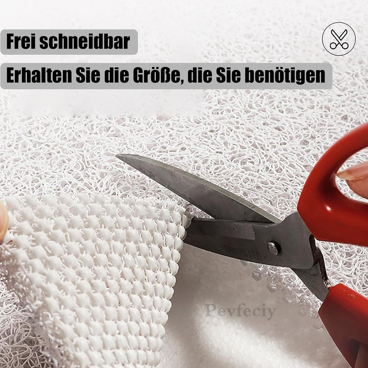 Rutschfeste Duschmatte 120x150 cm – Weich, Komfortabel & Zuschneidbar