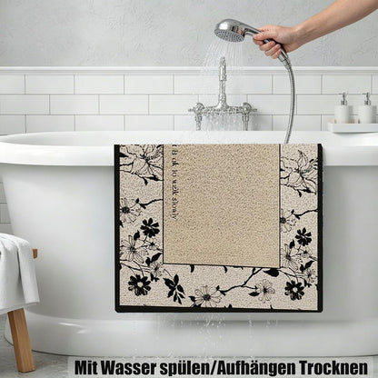Rutschfeste Duschmatte 90x120 cm – Weich, Komfortabel & Zuschneidbar