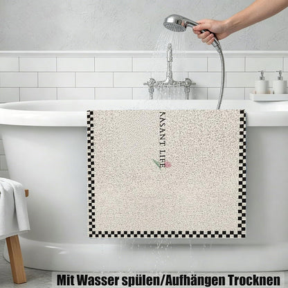 Rutschfeste Duschmatte 90x120 cm – Weich, Komfortabel & Zuschneidbar