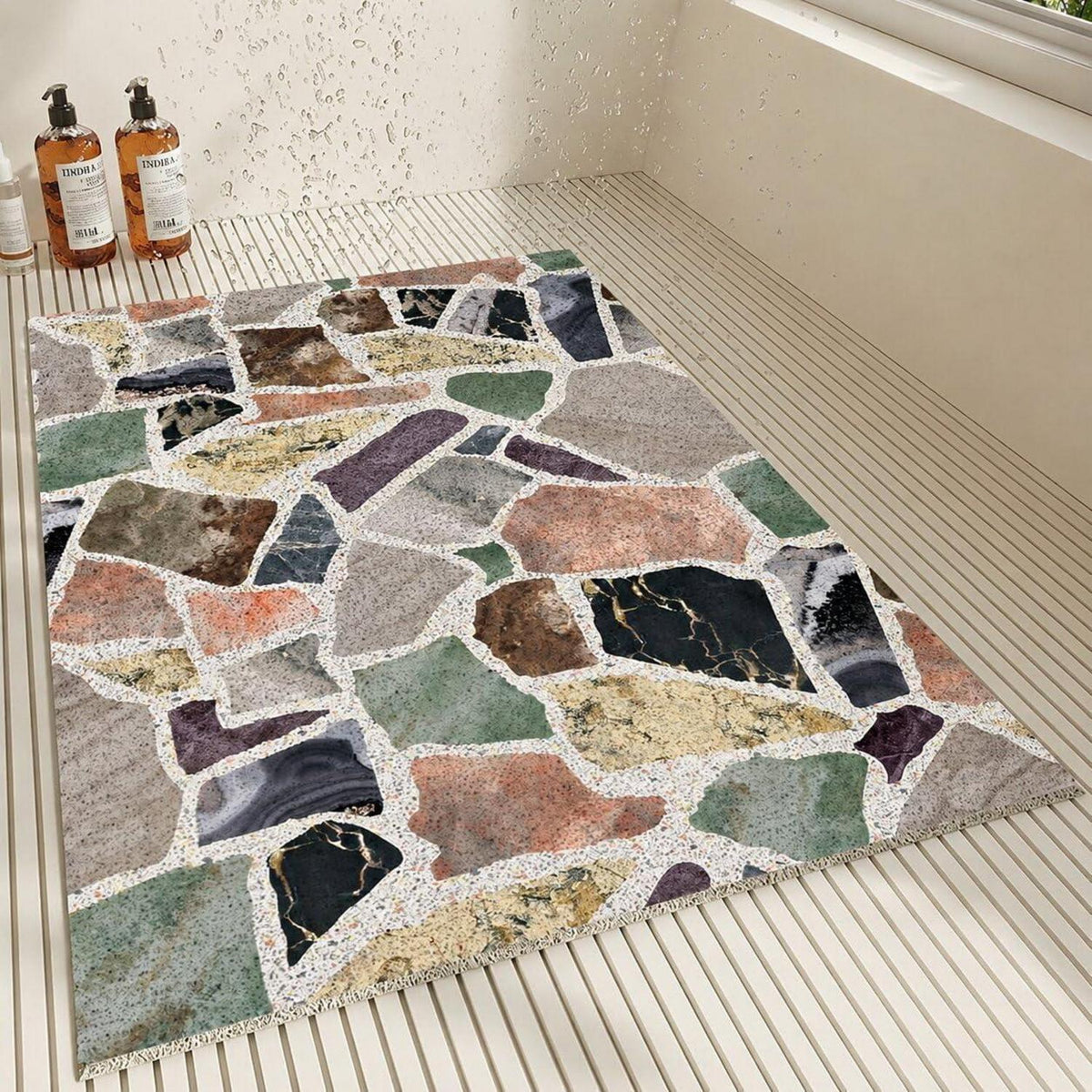 Rutschfeste Duschmatte 80x120 cm – Weich, Komfortabel & Zuschneidbar
