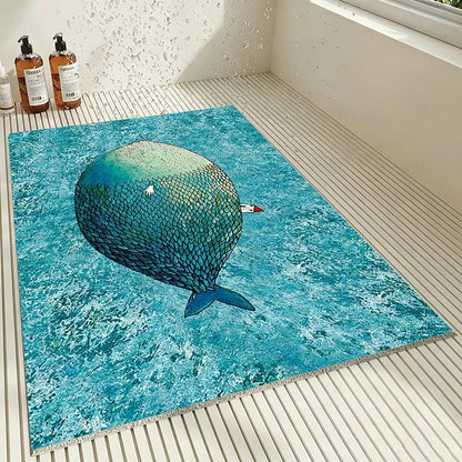 Rutschfeste Duschmatte 90x120 cm – Weich, Komfortabel & Zuschneidbar