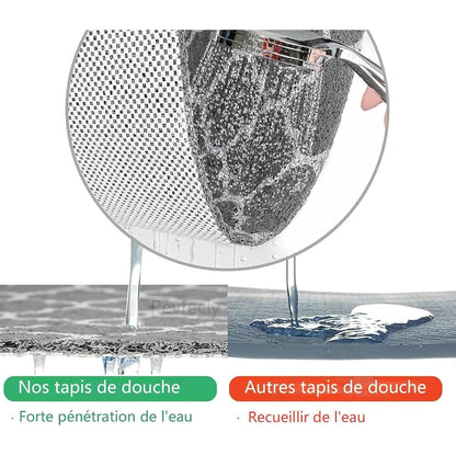 Rutschfeste Duschmatte 100x100 cm – Weich, Komfortabel & Antirutsch