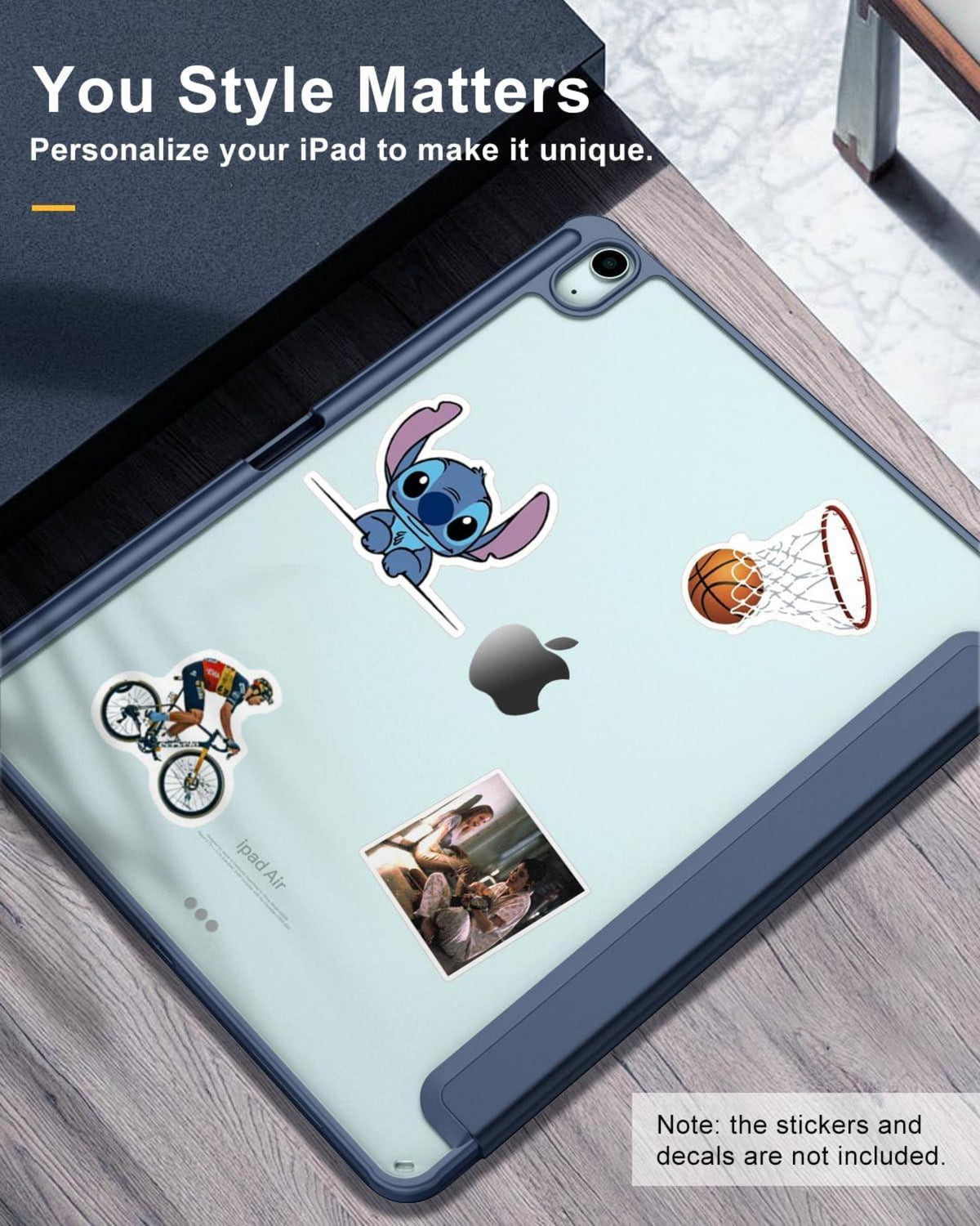 Schutzhülle für iPad Air 13 Zoll 2024 mit Stifthalter Marineblau