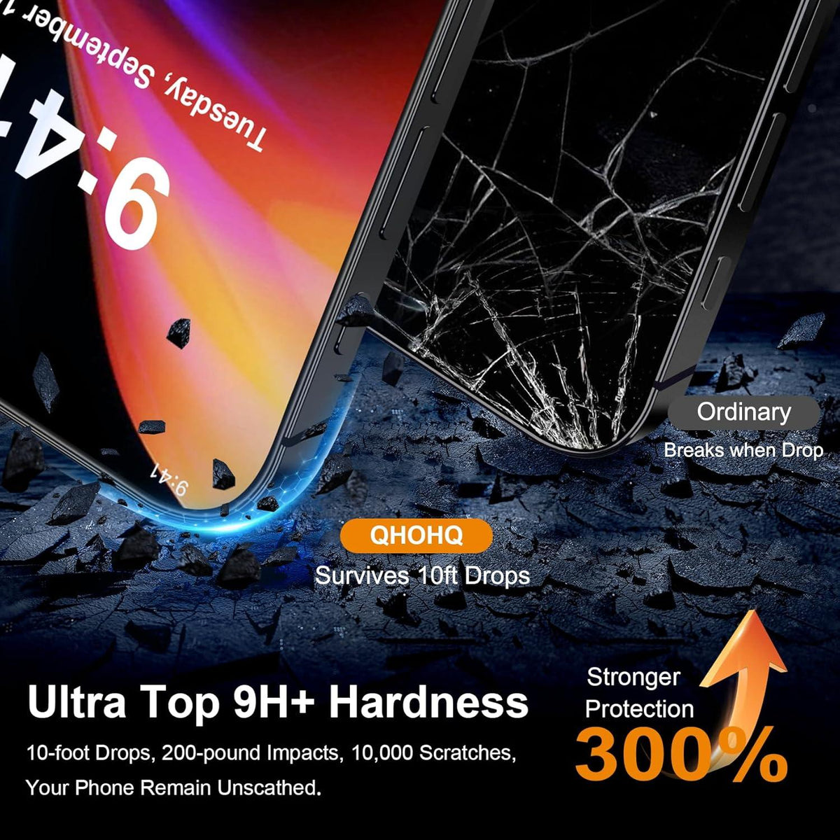 Panzerglas für iPhone 16 Kamera Schutzfolie 9H+ Anti-Kratzer