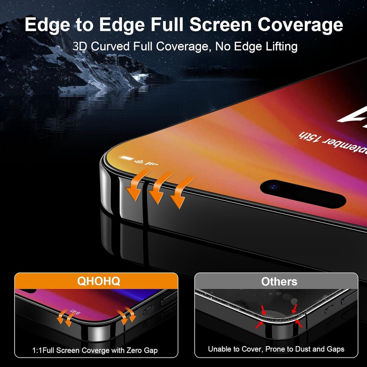 iPhone 16 Panzerglas Kamera Schutzfolie [Full Screen] Ultra Top