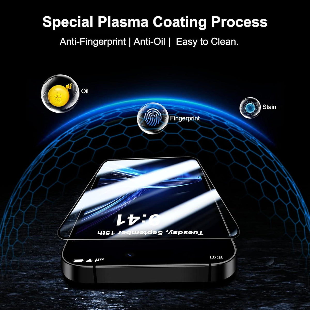 iPhone 16 Panzerglas Kamera Schutzfolie 9H+ [3+3 Stück] Transparent
