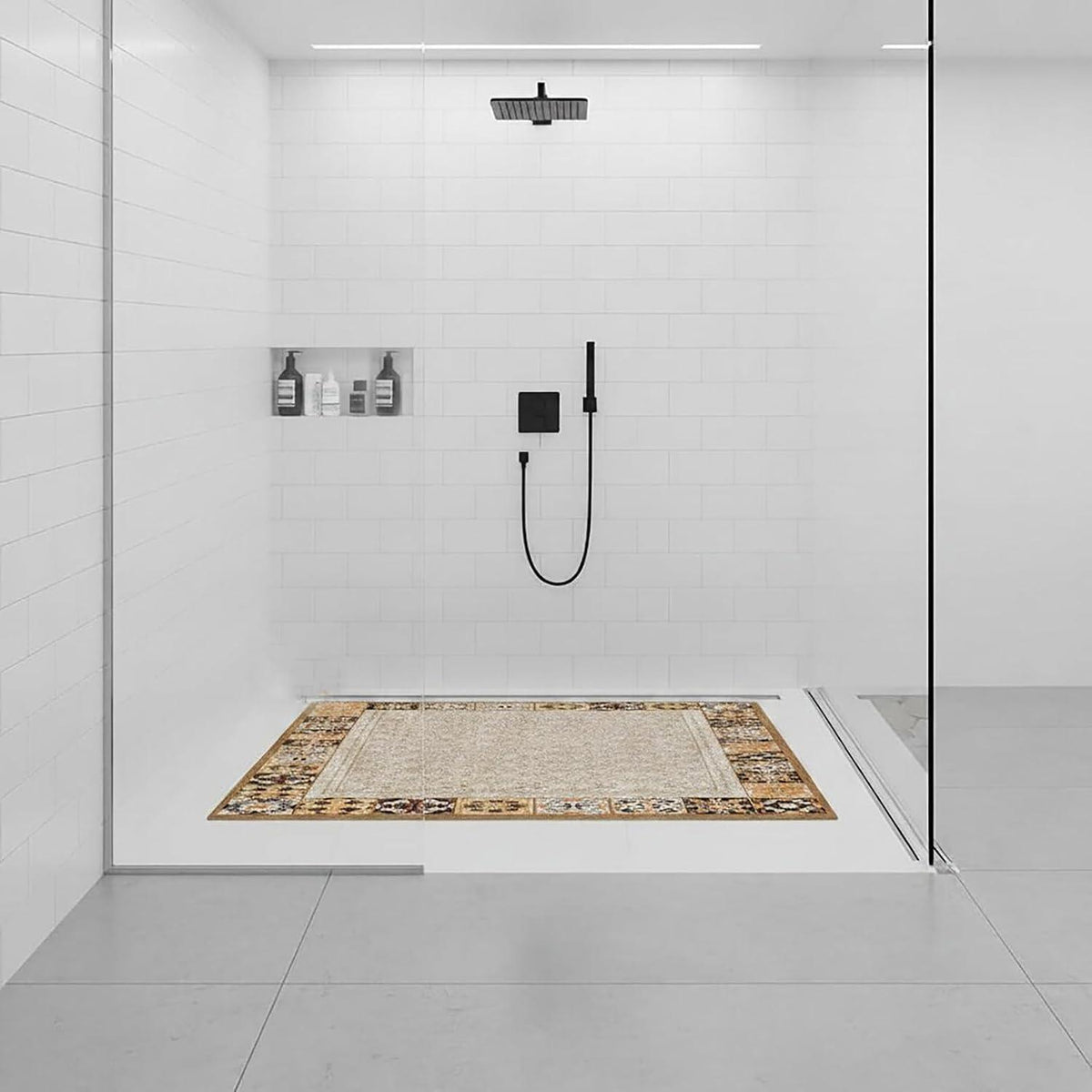 Rutschfeste Duschmatte 120x150 cm – Modern & Komfortabel