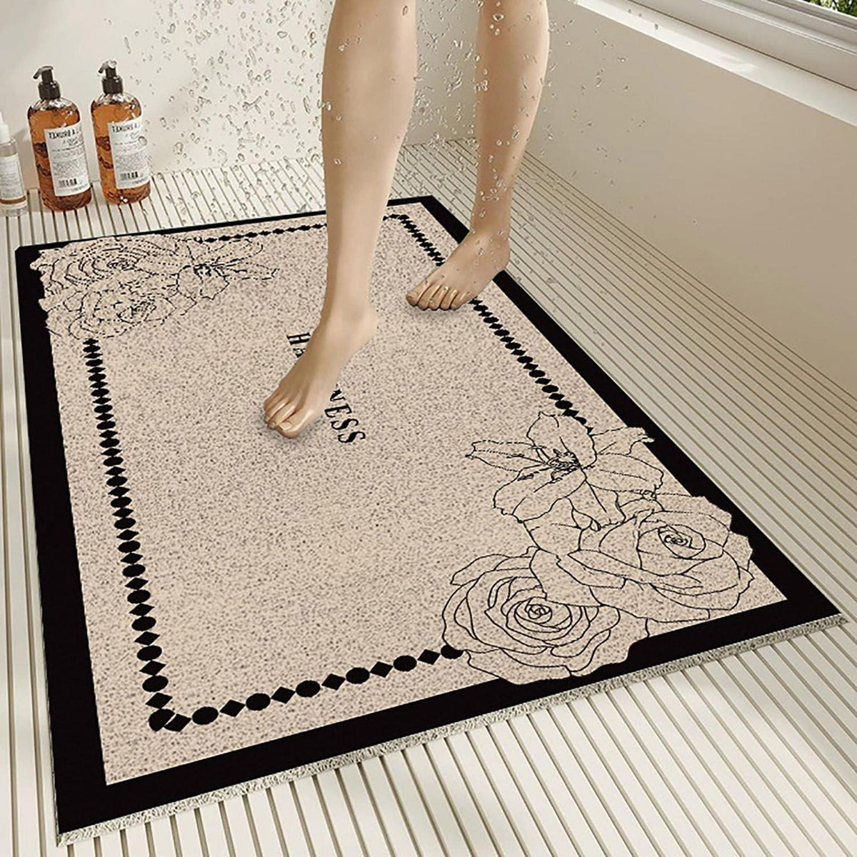 Rutschfeste Duschmatte 100x100 cm – Weich, Komfortabel & Ablaufloch