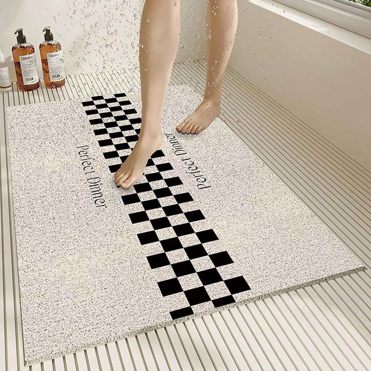 Rutschfeste Duschmatte 90x120 cm – Modern & Komfortabel