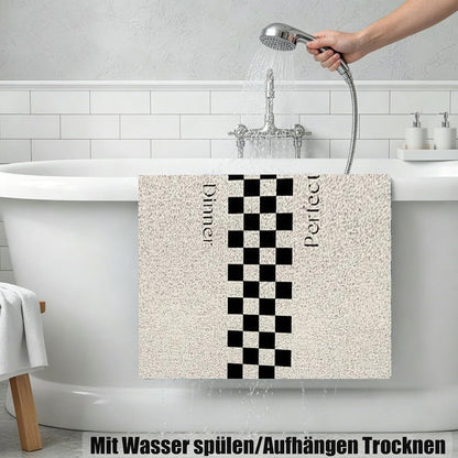 Rutschfeste Duschmatte 90x120 cm – Modern & Komfortabel