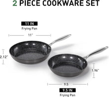 Keramik-Induktions-Pfannenset 24 und 28 cm PTFE-frei