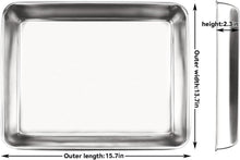 Backblech Edelstahl Baking Tray antihaftbeschichtet 25x30cm